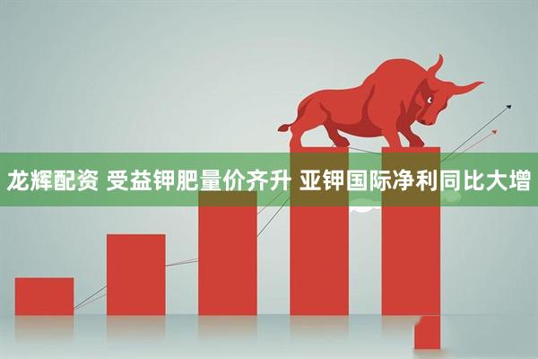 龙辉配资 受益钾肥量价齐升 亚钾国际净利同比大增